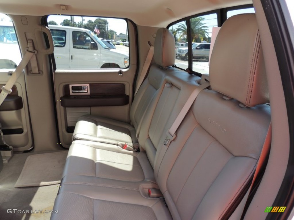 2010 F150 Platinum SuperCrew 4x4 - White Platinum Metallic Tri Coat / Medium Stone Leather/Sienna Brown photo #11