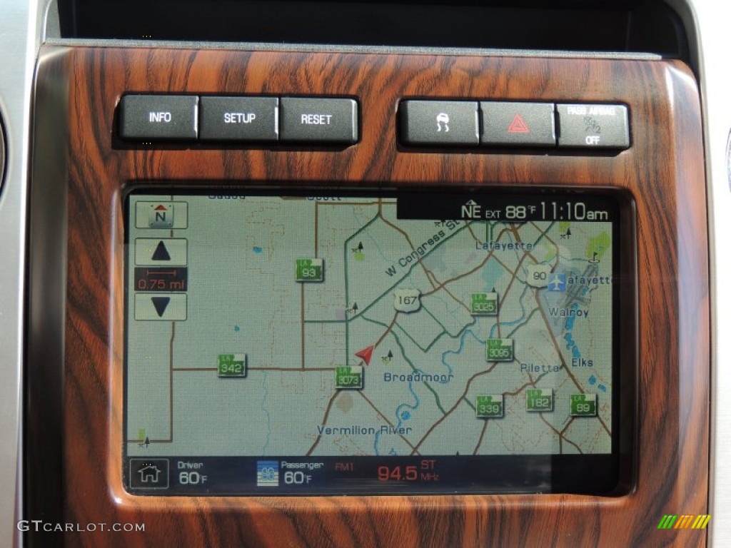 2010 F150 Platinum SuperCrew 4x4 - White Platinum Metallic Tri Coat / Medium Stone Leather/Sienna Brown photo #20