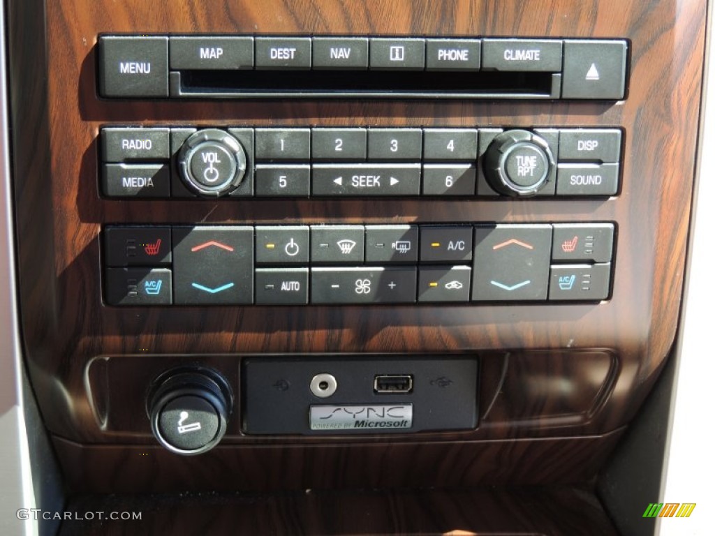 2010 F150 Platinum SuperCrew 4x4 - White Platinum Metallic Tri Coat / Medium Stone Leather/Sienna Brown photo #22