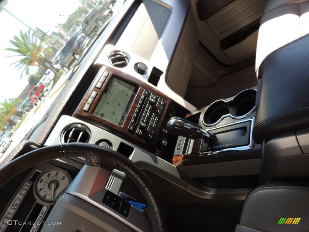 2010 F150 Platinum SuperCrew 4x4 - White Platinum Metallic Tri Coat / Medium Stone Leather/Sienna Brown photo #23