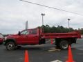 2008 Flame Red Dodge Ram 4500 HD SLT Crew Cab 4x4 Dump Truck  photo #3