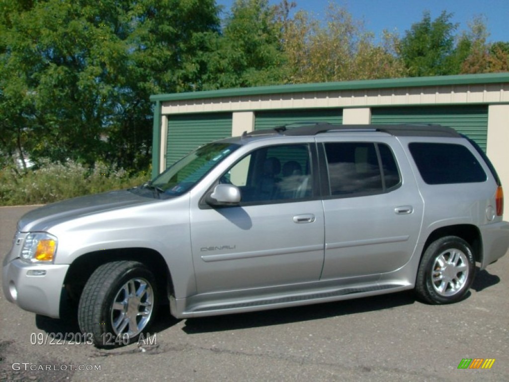 2006 Envoy XL Denali 4x4 - Liquid Silver Metallic / Ebony Black photo #1