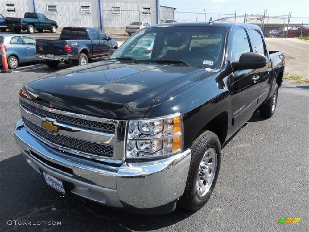 2012 Silverado 1500 LT Crew Cab - Black / Ebony photo #1
