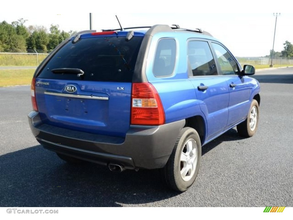 2007 Sportage LX - Smart Blue / Black photo #5
