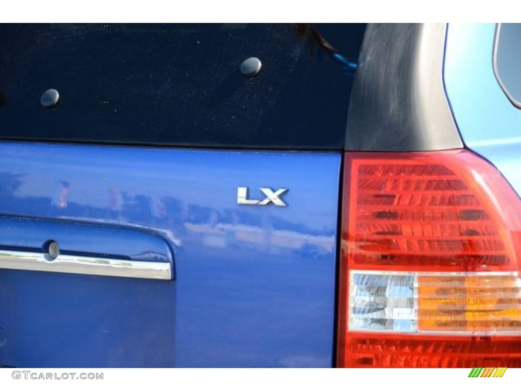 2007 Sportage LX - Smart Blue / Black photo #6