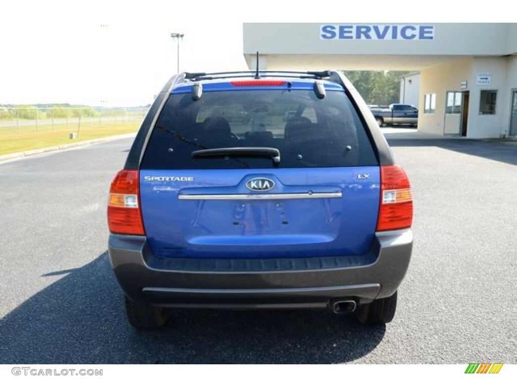2007 Sportage LX - Smart Blue / Black photo #7