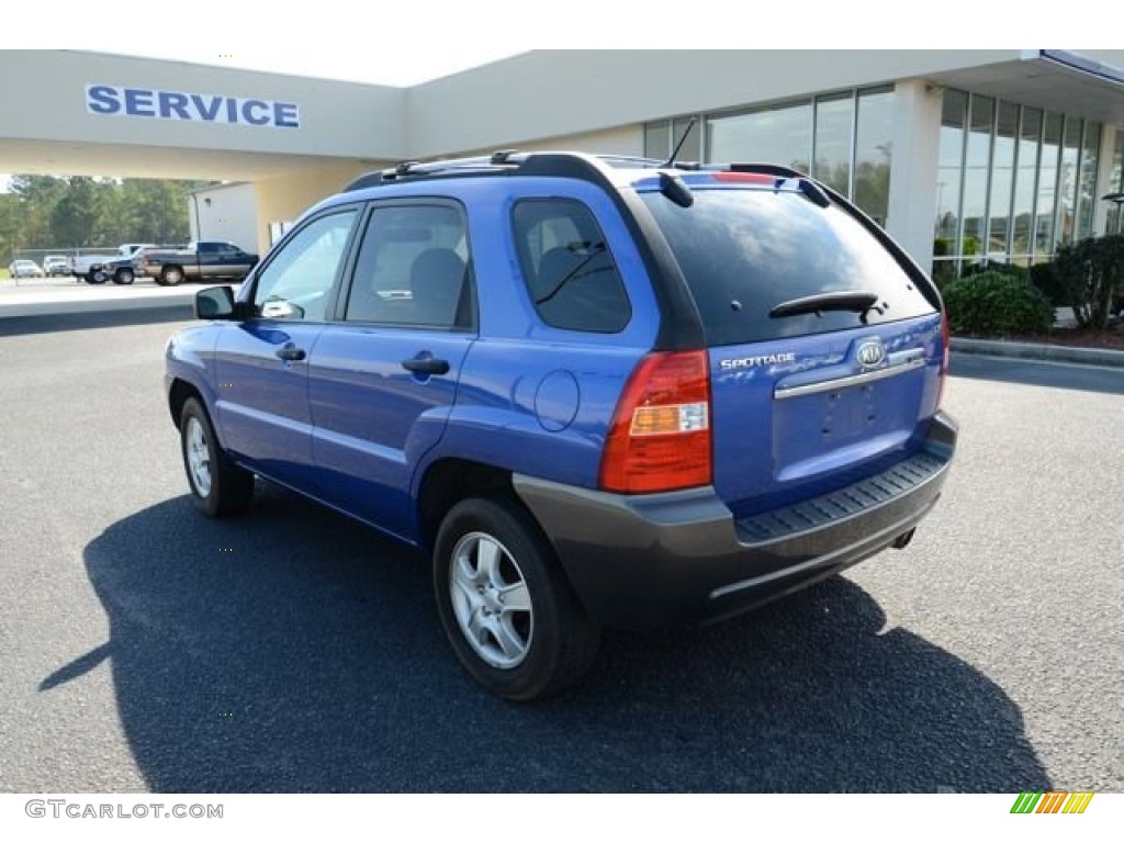2007 Sportage LX - Smart Blue / Black photo #8