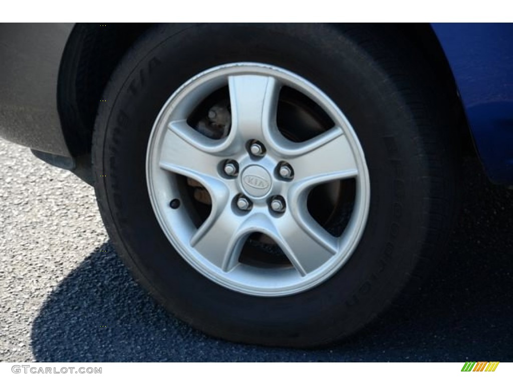 2007 Sportage LX - Smart Blue / Black photo #10