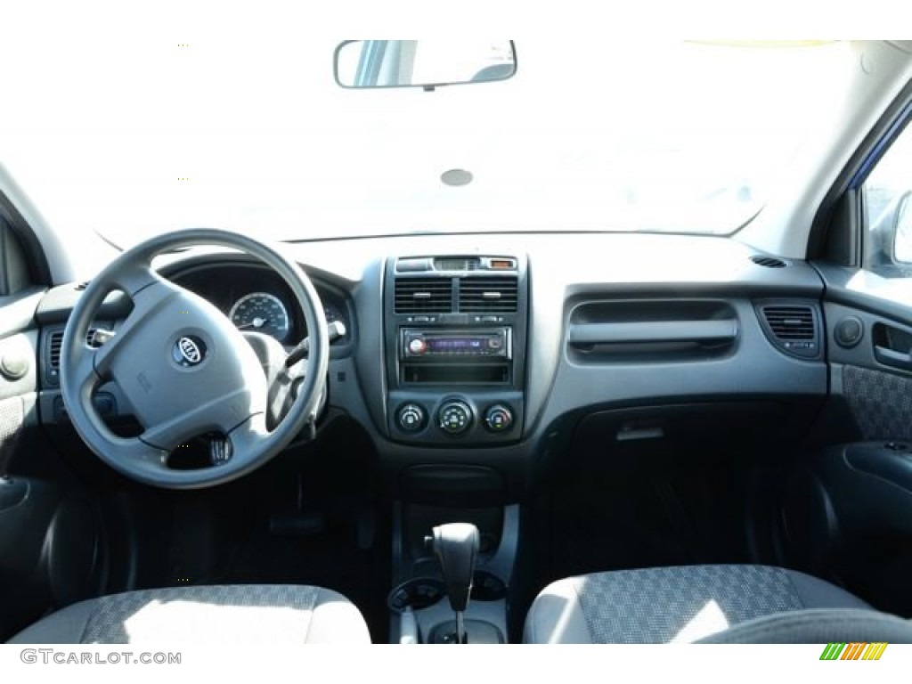 2007 Sportage LX - Smart Blue / Black photo #13
