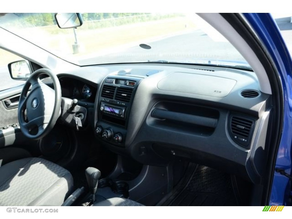 2007 Sportage LX - Smart Blue / Black photo #17