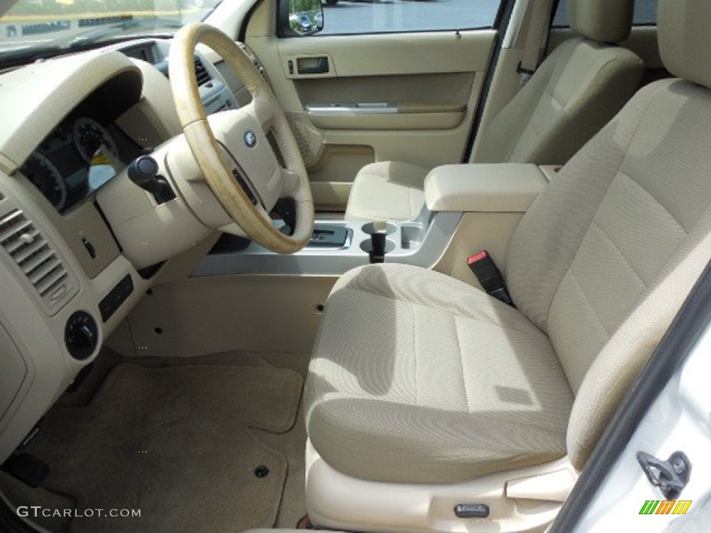 2009 Escape XLT V6 - White Suede / Stone photo #4