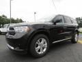 2013 Brilliant Black Crystal Pearl Dodge Durango Crew  photo #3