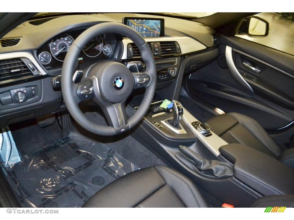Black Interior 2014 BMW 3 Series 335i Sedan Photo #86169680