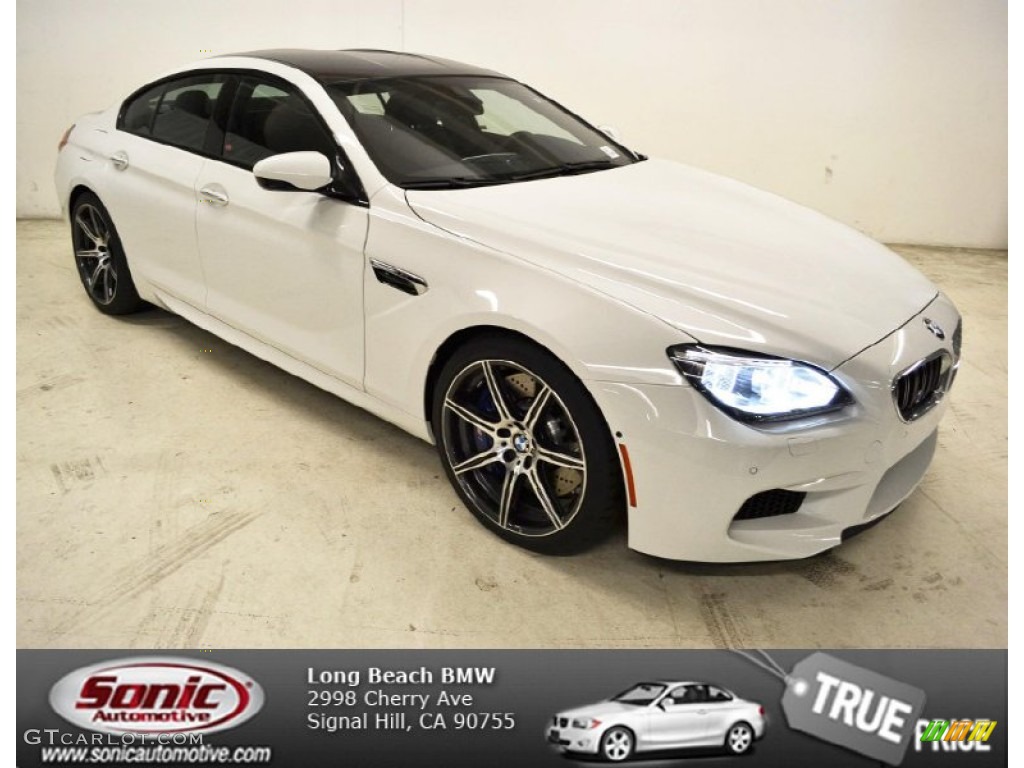 2014 M6 Gran Coupe - Alpine White / Black photo #1