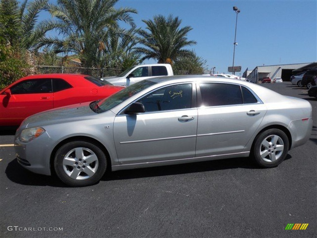 Silverstone Metallic 2008 Chevrolet Malibu LS Sedan Exterior Photo #86173152