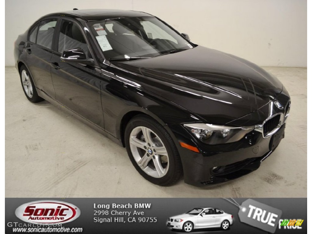 2013 3 Series 328i Sedan - Jet Black / Black photo #1