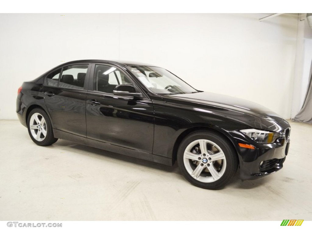 2013 3 Series 328i Sedan - Jet Black / Black photo #2