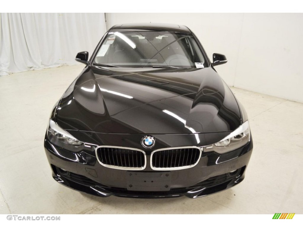 2013 3 Series 328i Sedan - Jet Black / Black photo #4