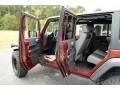 2007 Red Rock Crystal Pearl Jeep Wrangler Unlimited X 4x4  photo #11