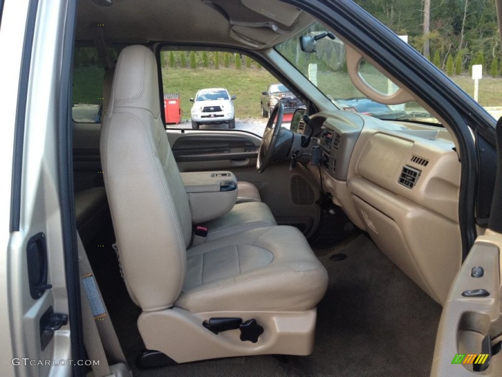 1999 F250 Super Duty Lariat Extended Cab 4x4 - Light Prairie Tan Metallic / Medium Prairie Tan photo #11