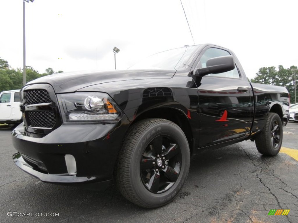 Black 2014 Ram 1500 Express Regular Cab Exterior Photo #86175935