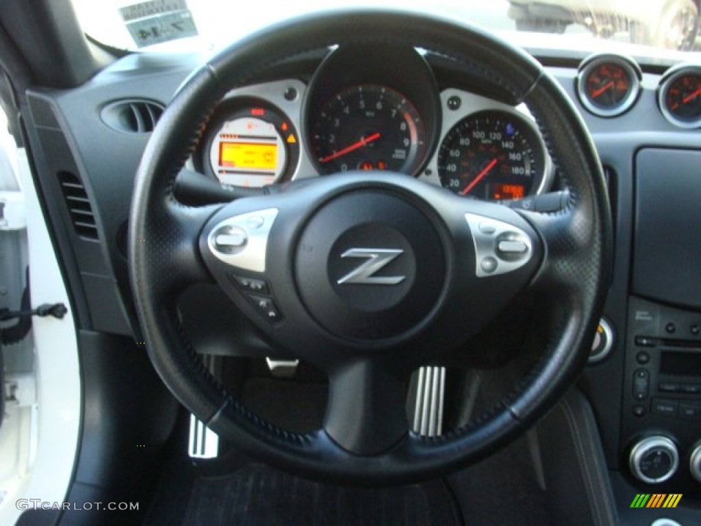 2010 370Z Touring Coupe - Pearl White / Black Cloth photo #11