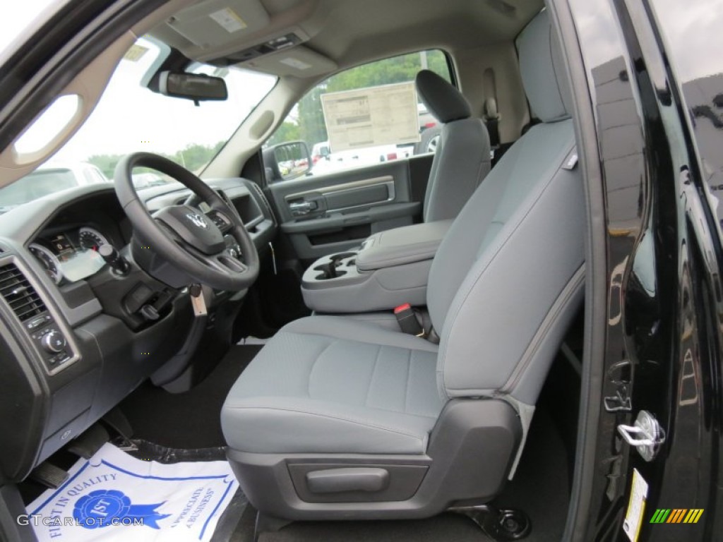 Black/Diesel Gray Interior 2014 Ram 1500 Express Regular Cab Photo #86176085