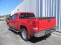 2009 Fire Red GMC Sierra 1500 SLE Crew Cab 4x4  photo #4