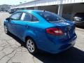 2012 Blue Candy Metallic Ford Fiesta SEL Sedan  photo #6