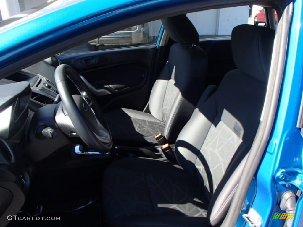 2012 Fiesta SEL Sedan - Blue Candy Metallic / Charcoal Black photo #10