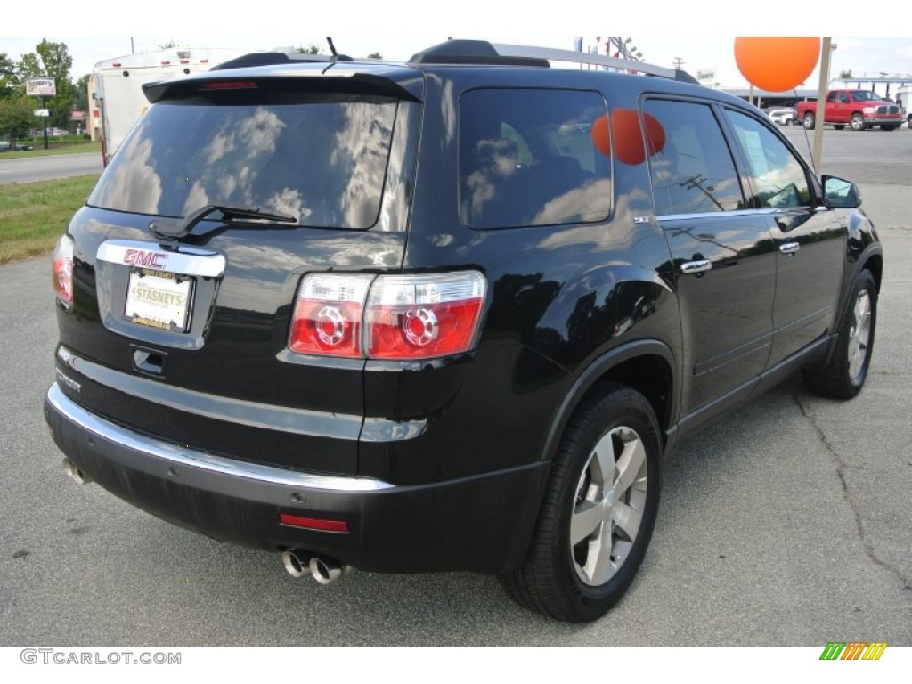 2010 Acadia SLT - Carbon Black Metallic / Ebony photo #5