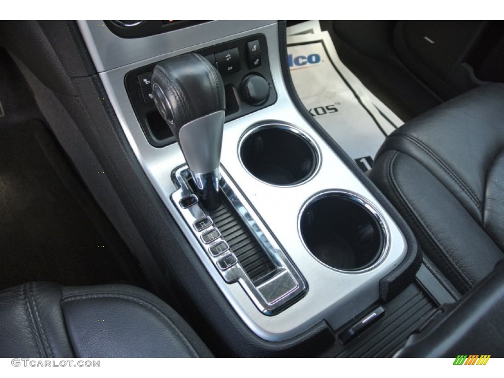 2010 Acadia SLT - Carbon Black Metallic / Ebony photo #11