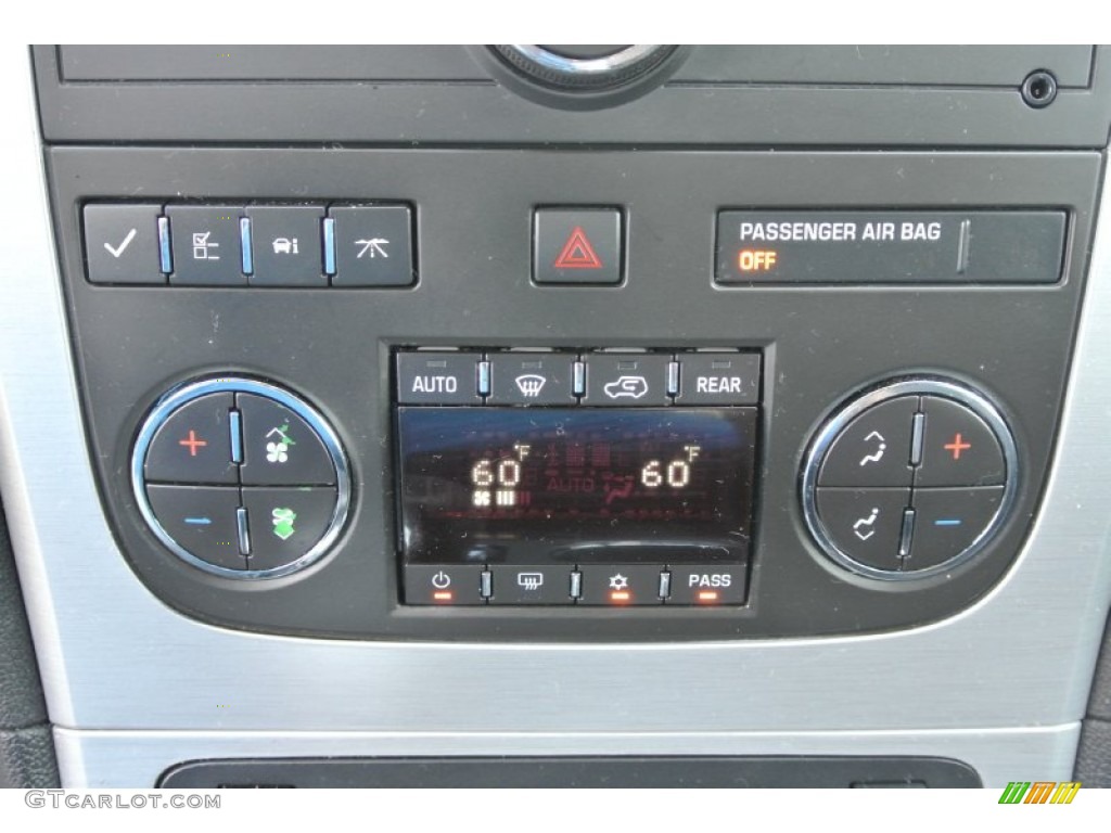 2010 Acadia SLT - Carbon Black Metallic / Ebony photo #13