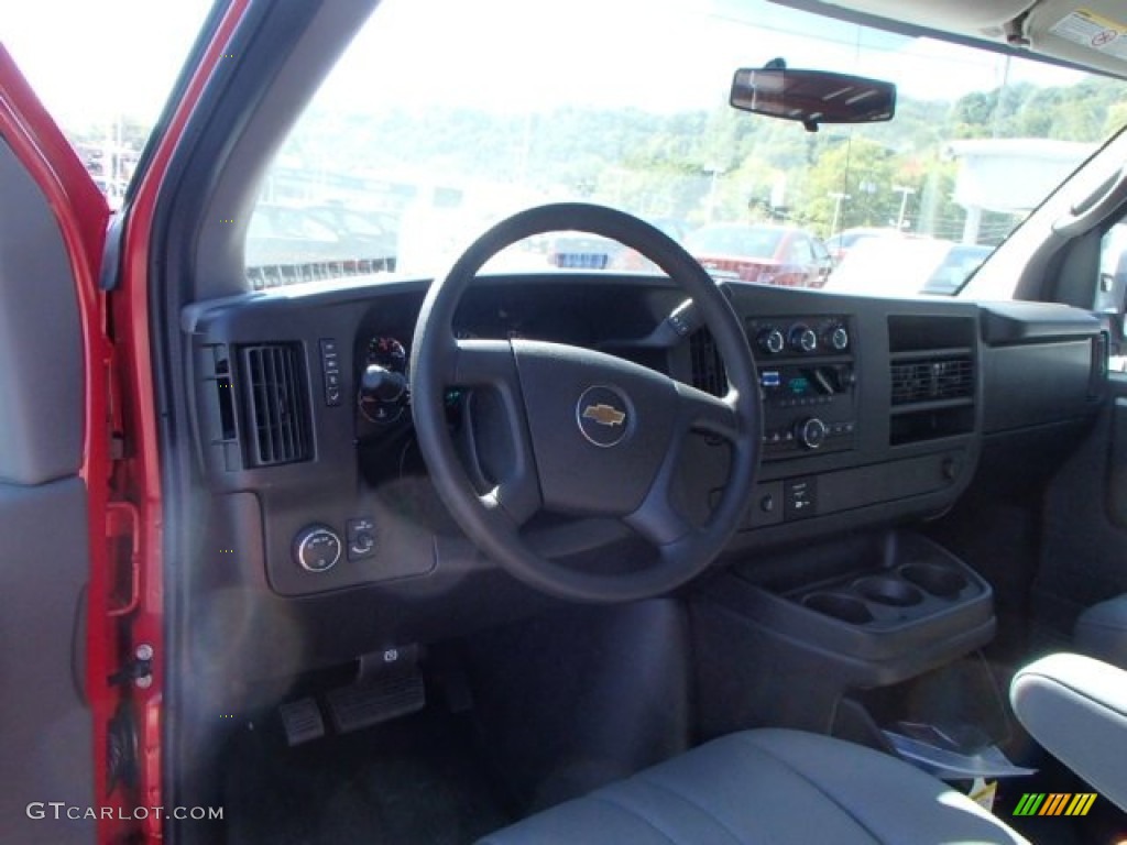 2014 Chevrolet Express 2500 Cargo WT Medium Pewter Dashboard Photo #86177441