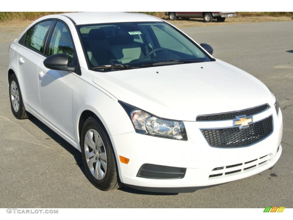 2014 Cruze LS - Summit White / Jet Black/Medium Titanium photo #1