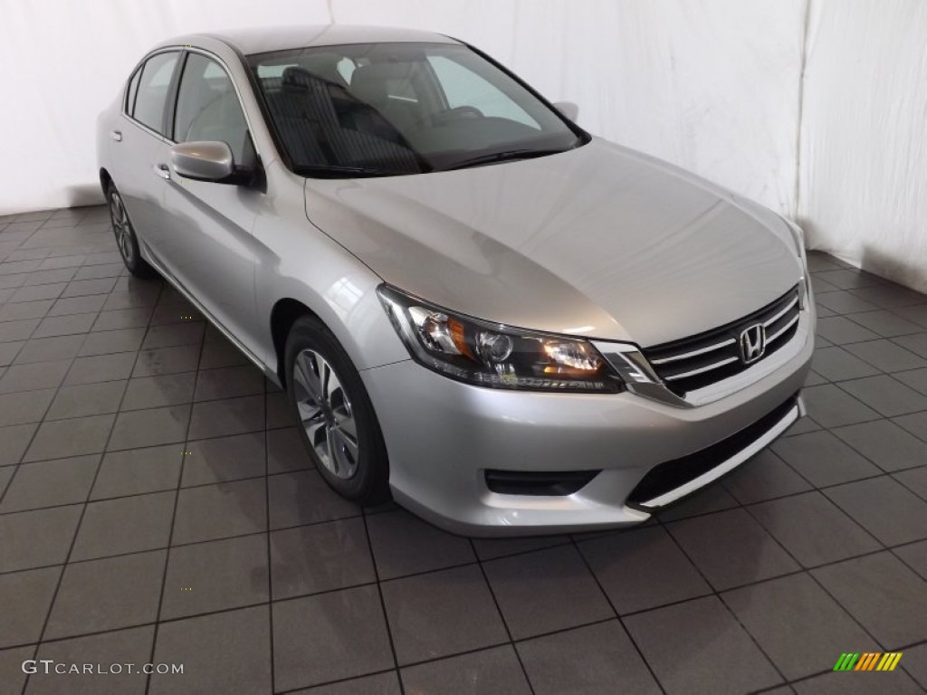 2014 Accord LX Sedan - Alabaster Silver Metallic / Gray photo #1