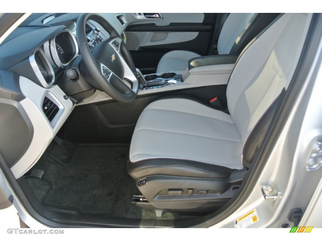 Light Titanium/Jet Black Interior 2014 Chevrolet Equinox LTZ Photo #86179961