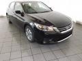 2014 Crystal Black Pearl Honda Accord LX Sedan  photo #1