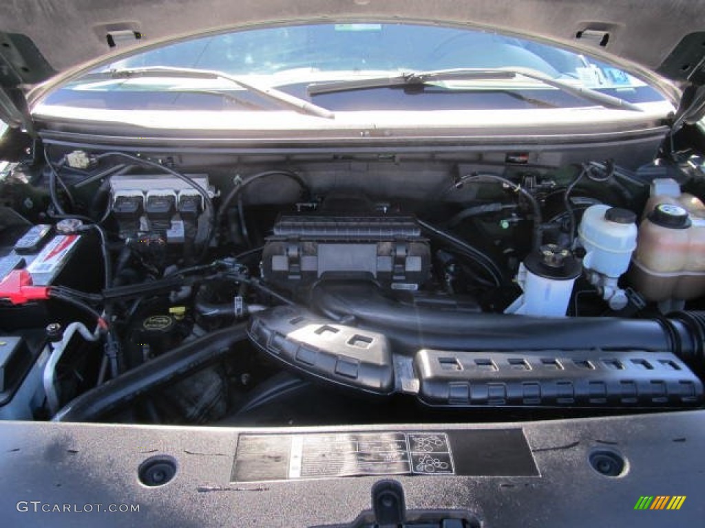 2005 F150 Lariat SuperCab 4x4 - Aspen Green Metallic / Tan photo #10
