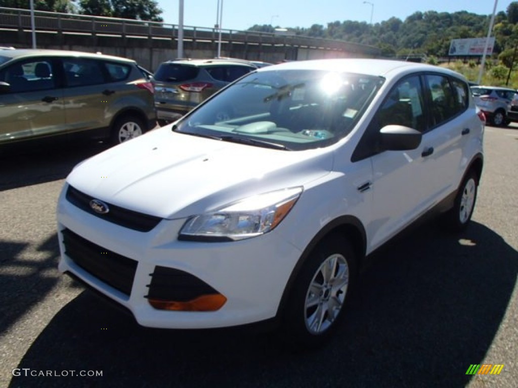 2014 Escape S - Oxford White / Charcoal Black photo #4