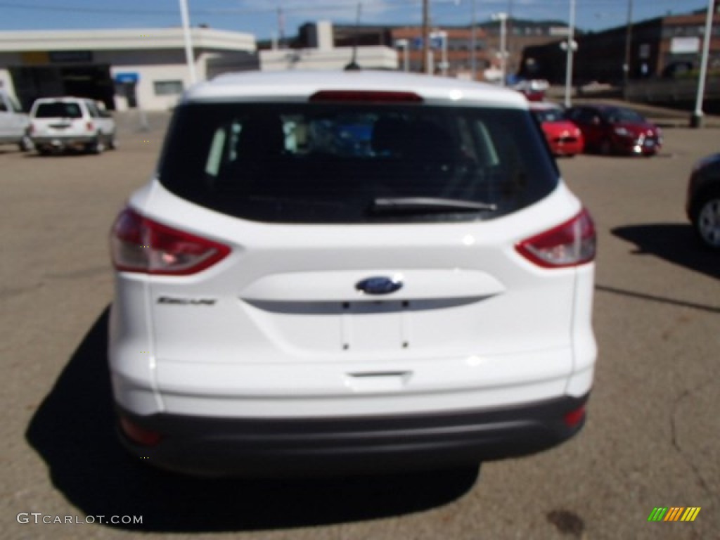 2014 Escape S - Oxford White / Charcoal Black photo #7