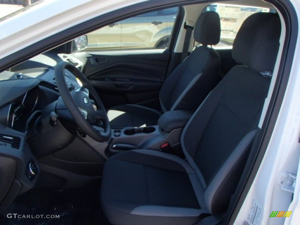 2014 Escape S - Oxford White / Charcoal Black photo #10