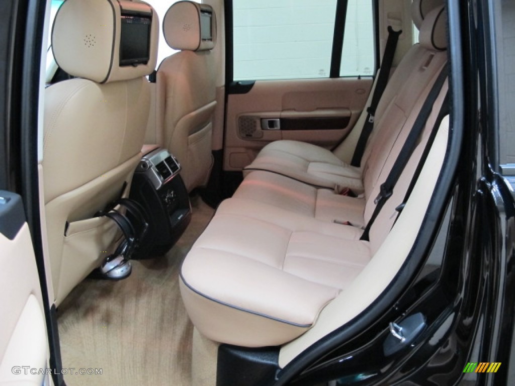 2008 Range Rover V8 HSE - Java Black Pearlescent / Sand photo #19
