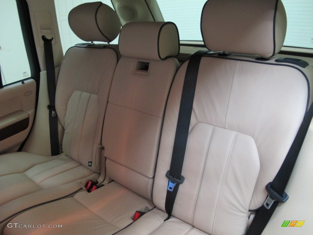 2008 Range Rover V8 HSE - Java Black Pearlescent / Sand photo #20