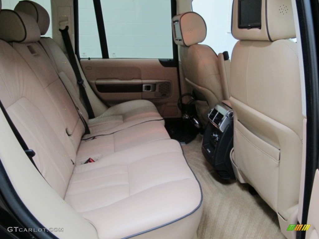 2008 Range Rover V8 HSE - Java Black Pearlescent / Sand photo #21