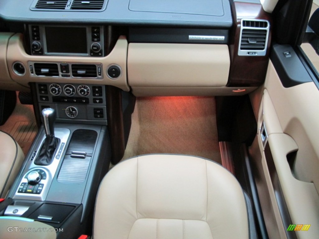 2008 Range Rover V8 HSE - Java Black Pearlescent / Sand photo #27