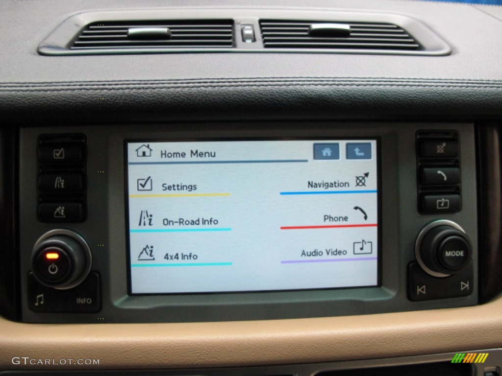 2008 Range Rover V8 HSE - Java Black Pearlescent / Sand photo #30