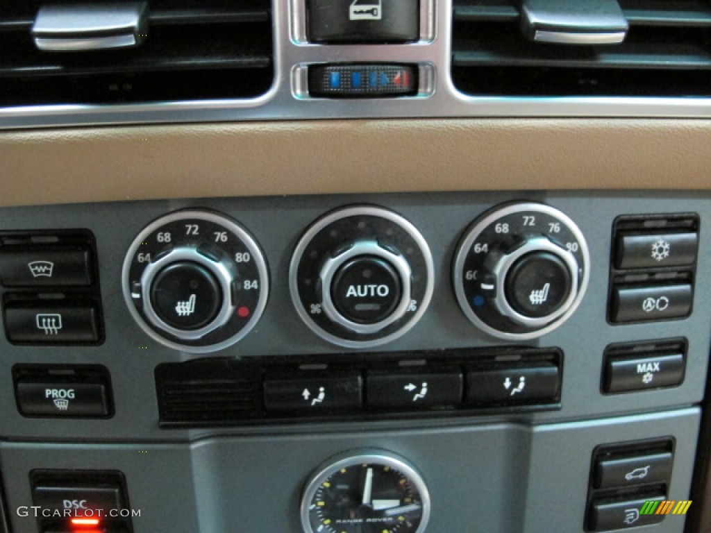 2008 Range Rover V8 HSE - Java Black Pearlescent / Sand photo #31