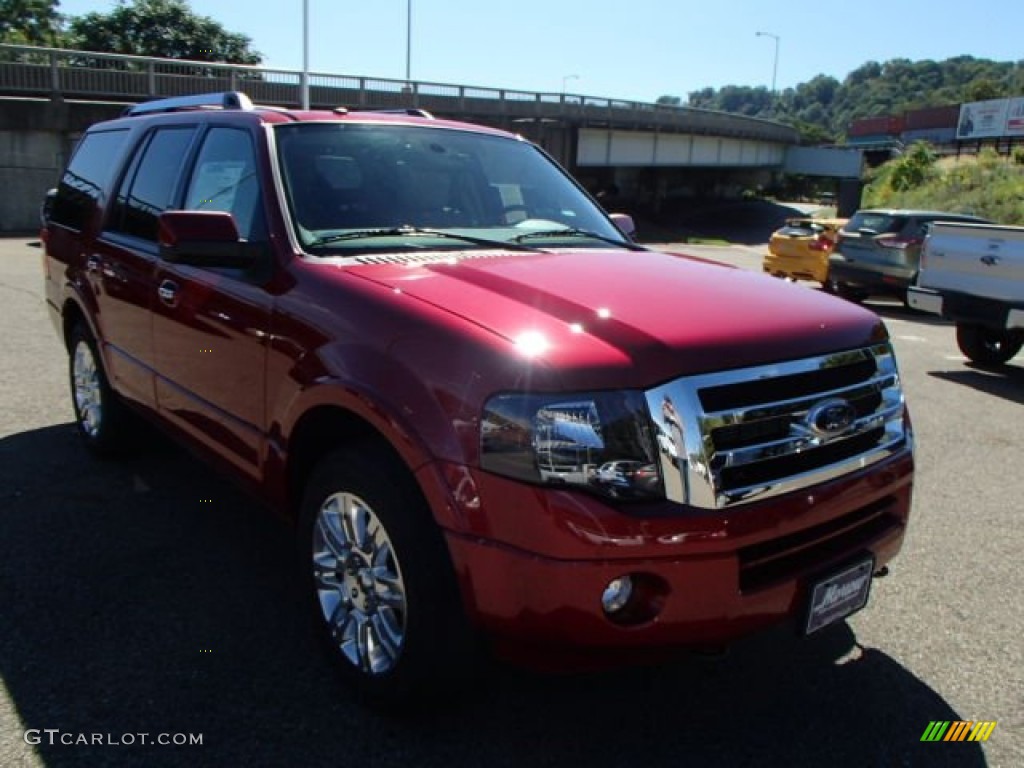 2014 Expedition Limited 4x4 - Ruby Red / Stone photo #2