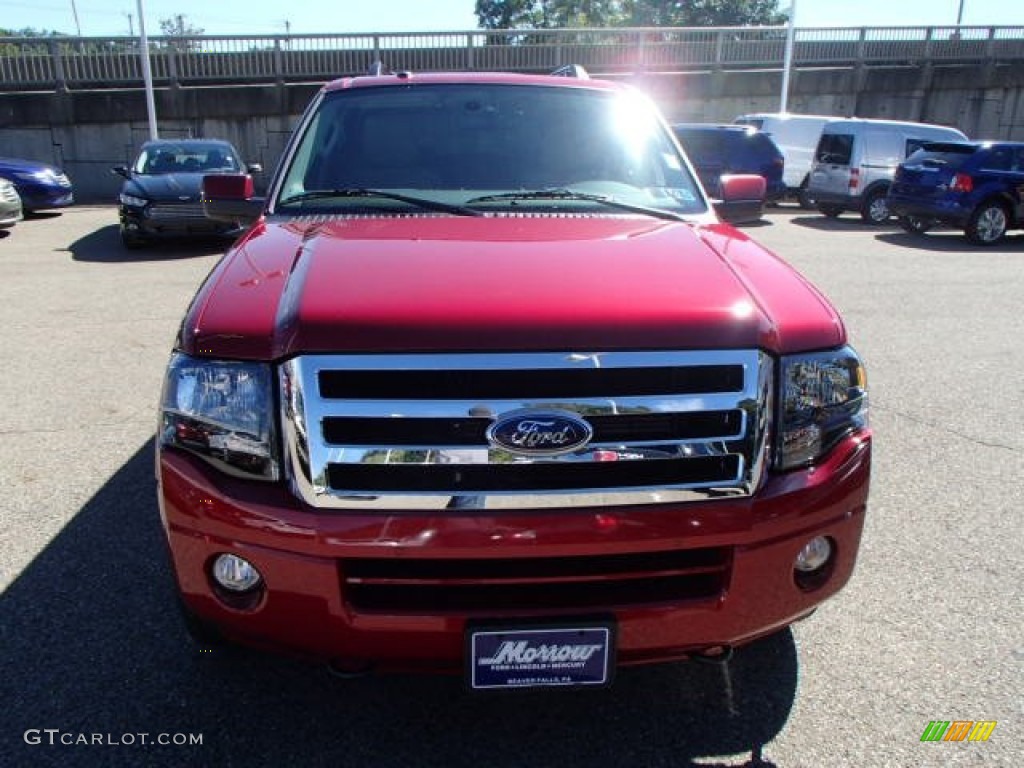 2014 Expedition Limited 4x4 - Ruby Red / Stone photo #3